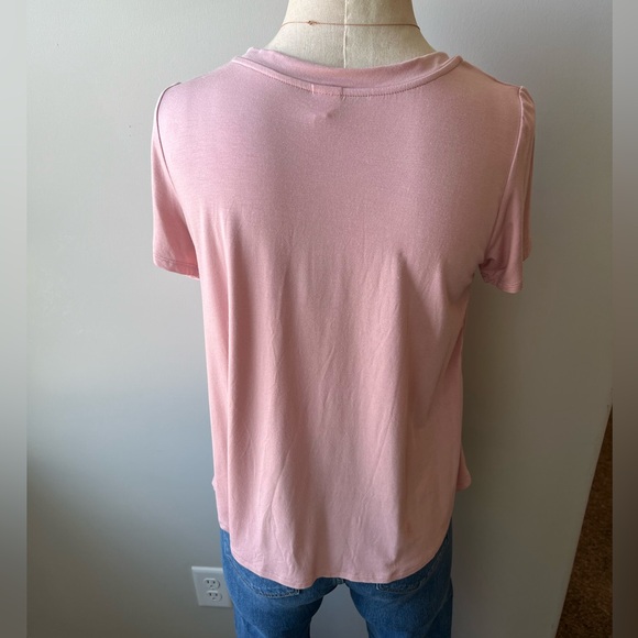 Bamboo tees are super soft and versatile. Color is Light Pink and various sizes - Picture 4 of 4